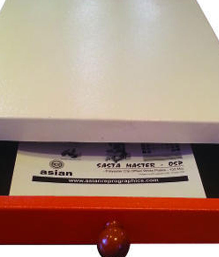 hot fuser for polyester plate