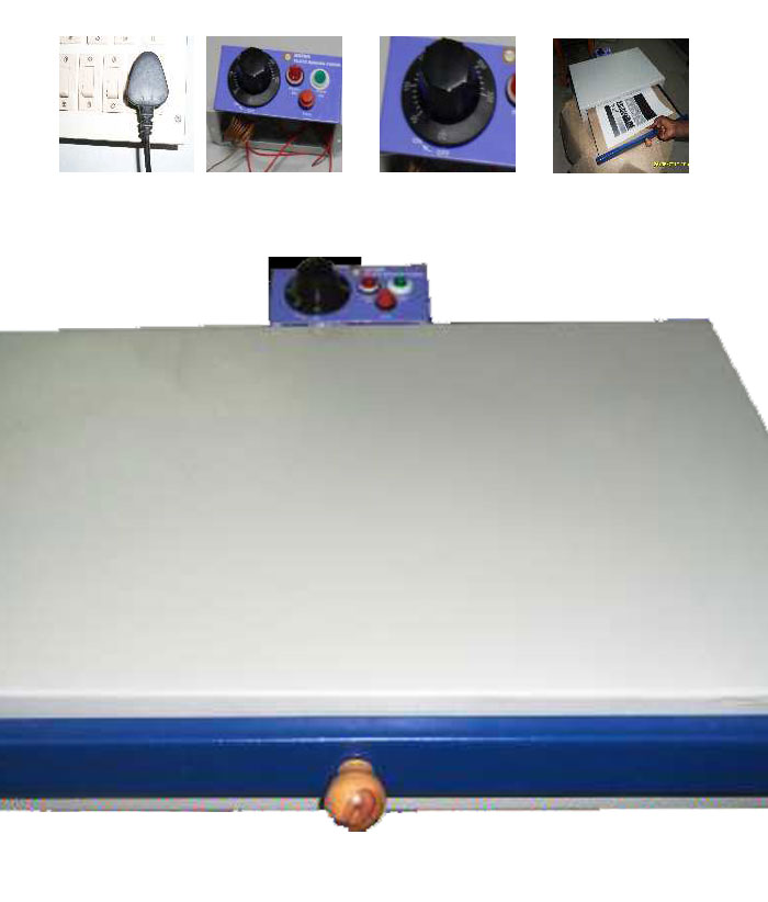 hot fuser for polyester plate